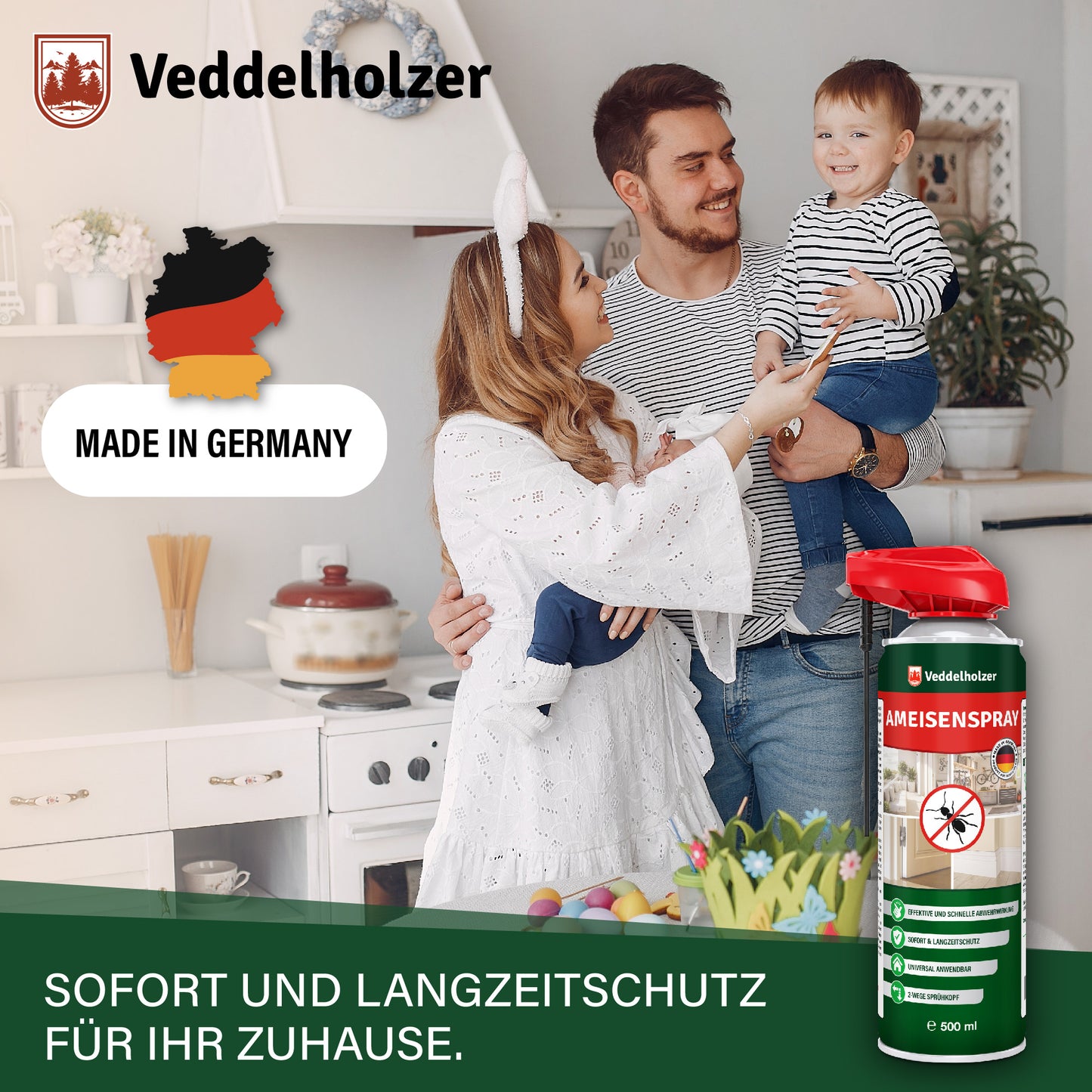 Veddelholzer Ameisen Spray 500ml – effektives Ameisenabwehrspray