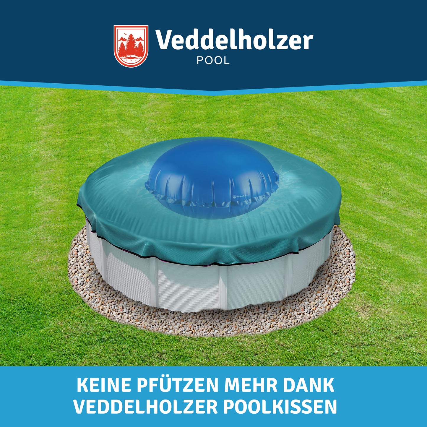 Veddelholzer Poolkissen 4m – Winterkissen für Pools