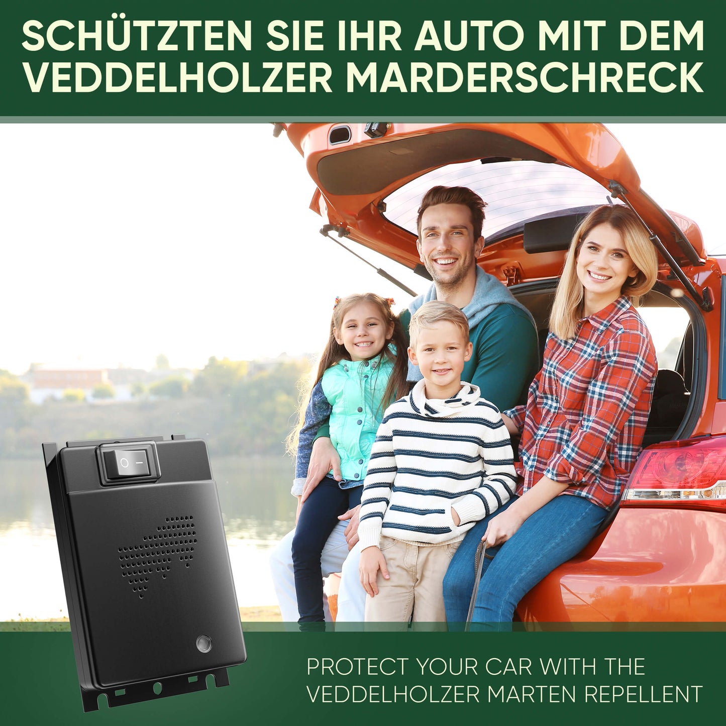 Veddelholzer Marderschreck Auto – Autobatteriebetriebene Marderabwehr