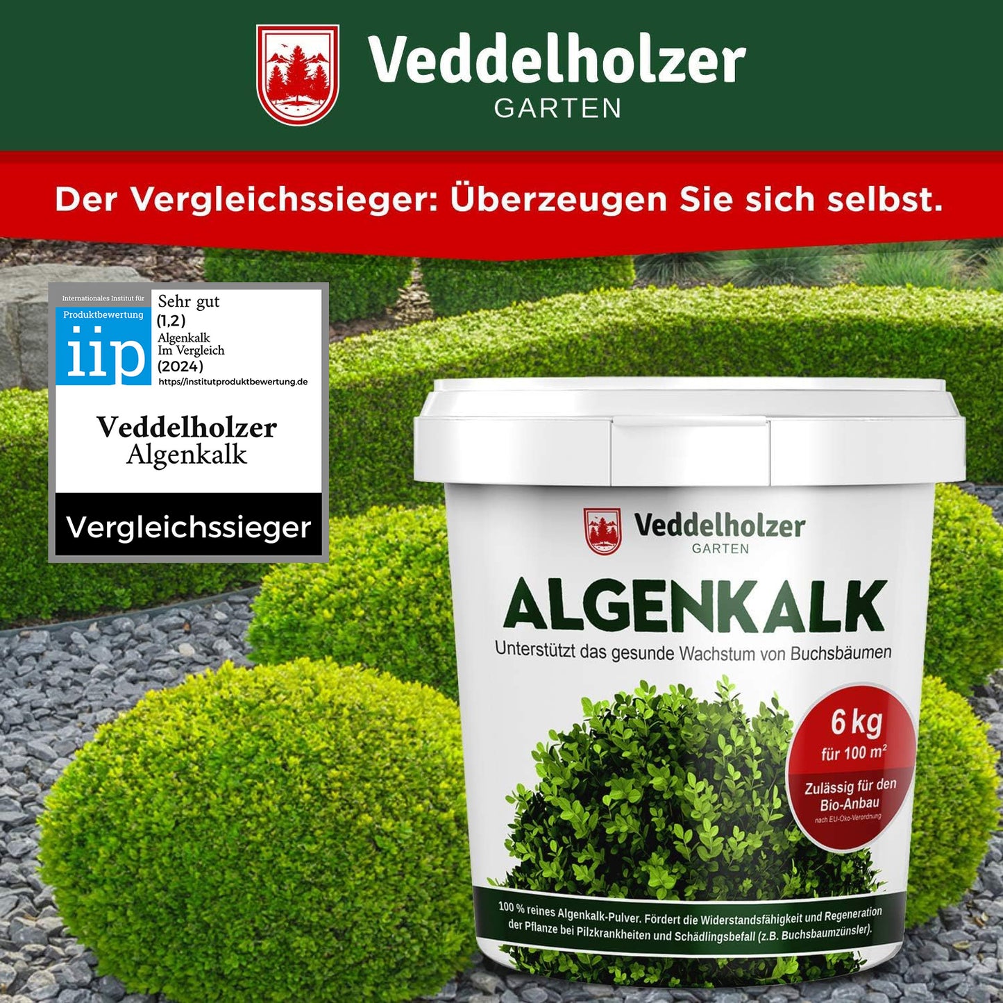 DER SIEGER 09/2020 Veddelholzer 6kg organic algae lime 100% pure powder from seaweed