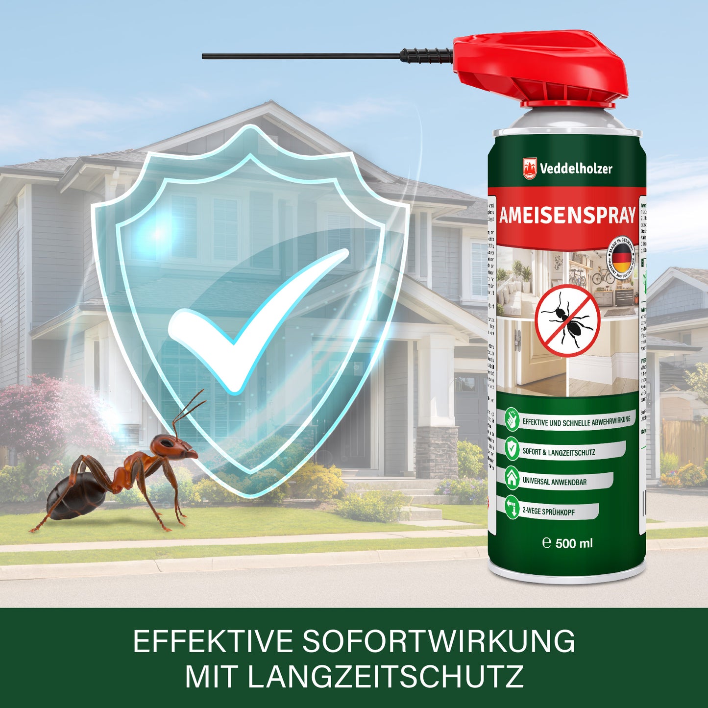 Veddelholzer Ameisen Spray 500ml – effektives Ameisenabwehrspray