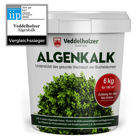 DER SIEGER 09/2020 Veddelholzer 6kg Bio Algenkalk 100% reines Pulver aus Meeresalgen
