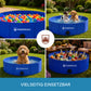 Veddelholzer Hundepool Faltbar – Rutschfester Hunde Swimmingpool für Garten & Balkon ohne Aufpumpen Hundebad