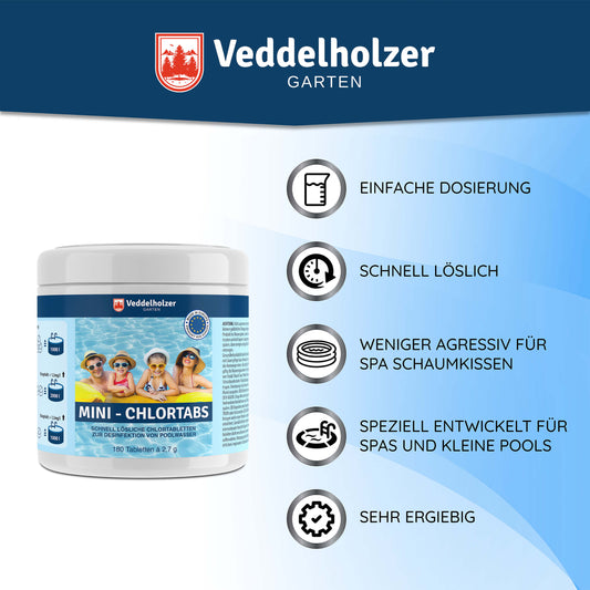 Veddelholzer 180 Chlor Mini Tabs