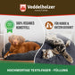 Veddelholzer Hundebett Dunkelgrau – Waschbar (Größenwahl)