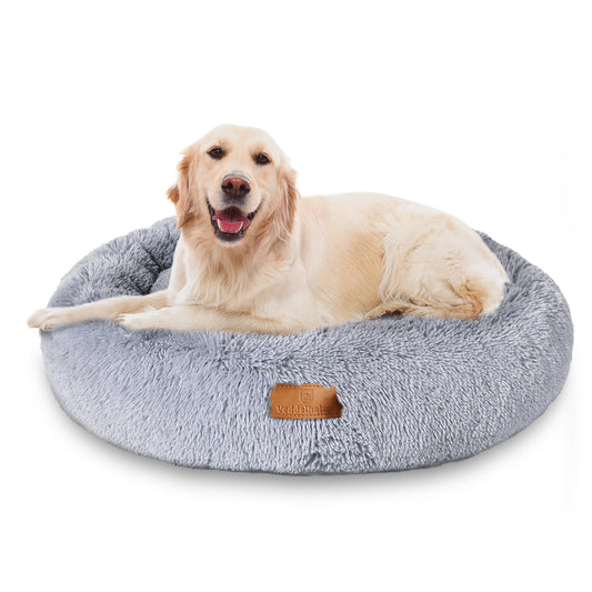 Veddelholzer Hellgrau Hundebett Katzenbett Hundekissen Hundebetten in Mehreren Größen