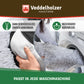 Veddelholzer Hundebett Hellgrau – Waschbar (Größenwahl)