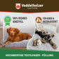Veddelholzer Hundebett Hellgrau – Waschbar (Größenwahl)