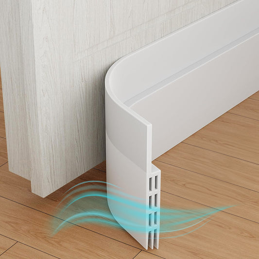 Veddelholzer 2 x 1 m zuschneidbare Türdichtung selbstklebend Zugluftstopper