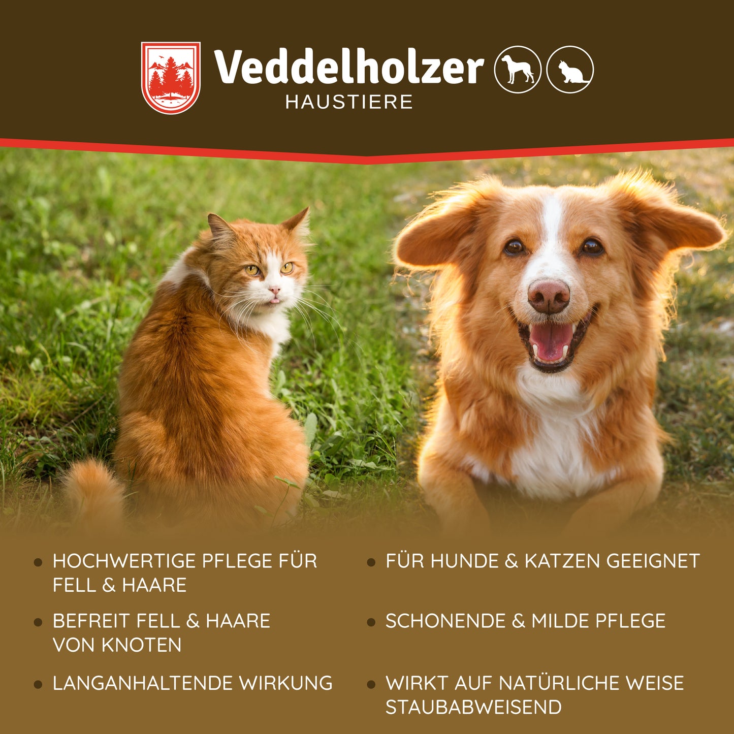 Veddelholzer Kokos Fellpflege Hund & Katze