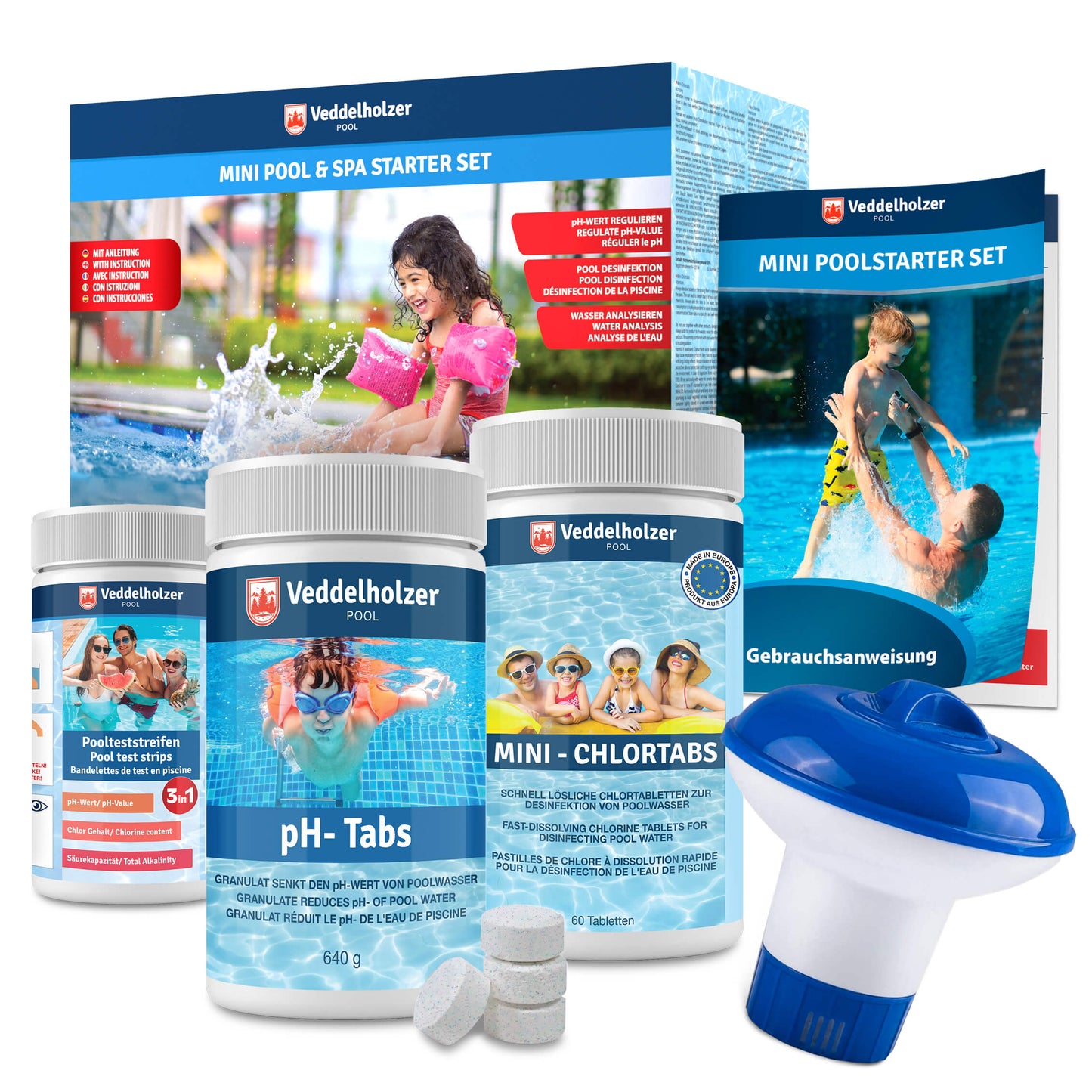 Pool Reinigungsset 4 in 1