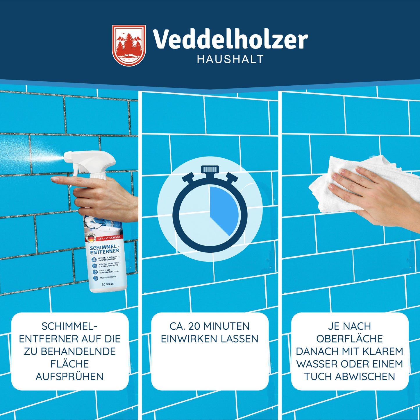 500 ml premium mold remover with active chlorine