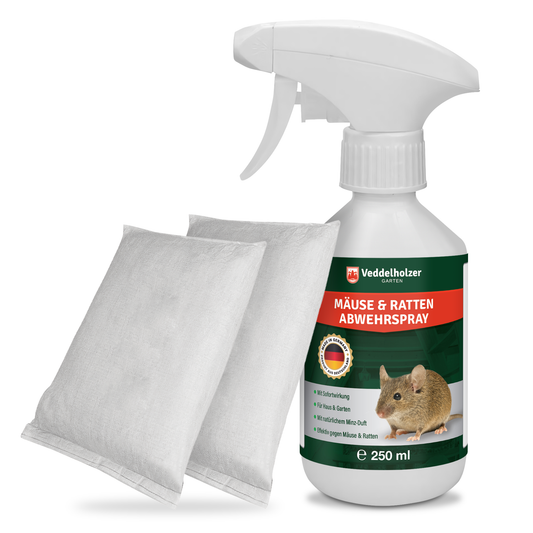 250 ml Mäuseabwehr Set mit Duftsäckchen natürliches Mäuse und Rattenabwehrmittel