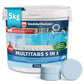 Veddelholzer Pool Multitabs 5kg – 200g Chlortabletten für Poolpflege
