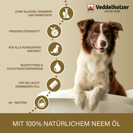 500 ml Natürliches Neemöl Hunde Shampoo