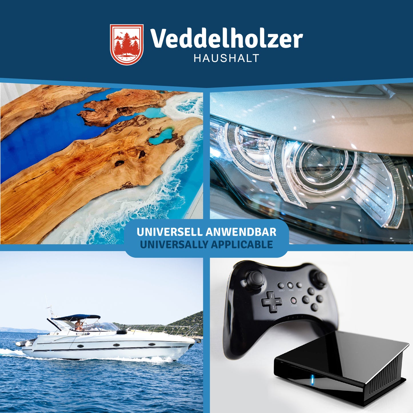 Veddelholzer Profi Polierpaste 200ml – inkl. Polierschwamm