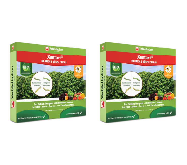 Veddelholzer Xentari Raupenfrei Bio Insektizid – 16 x 2g