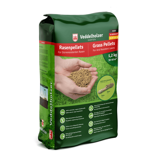 Dürreresistente Rasenpellets Rasensamen