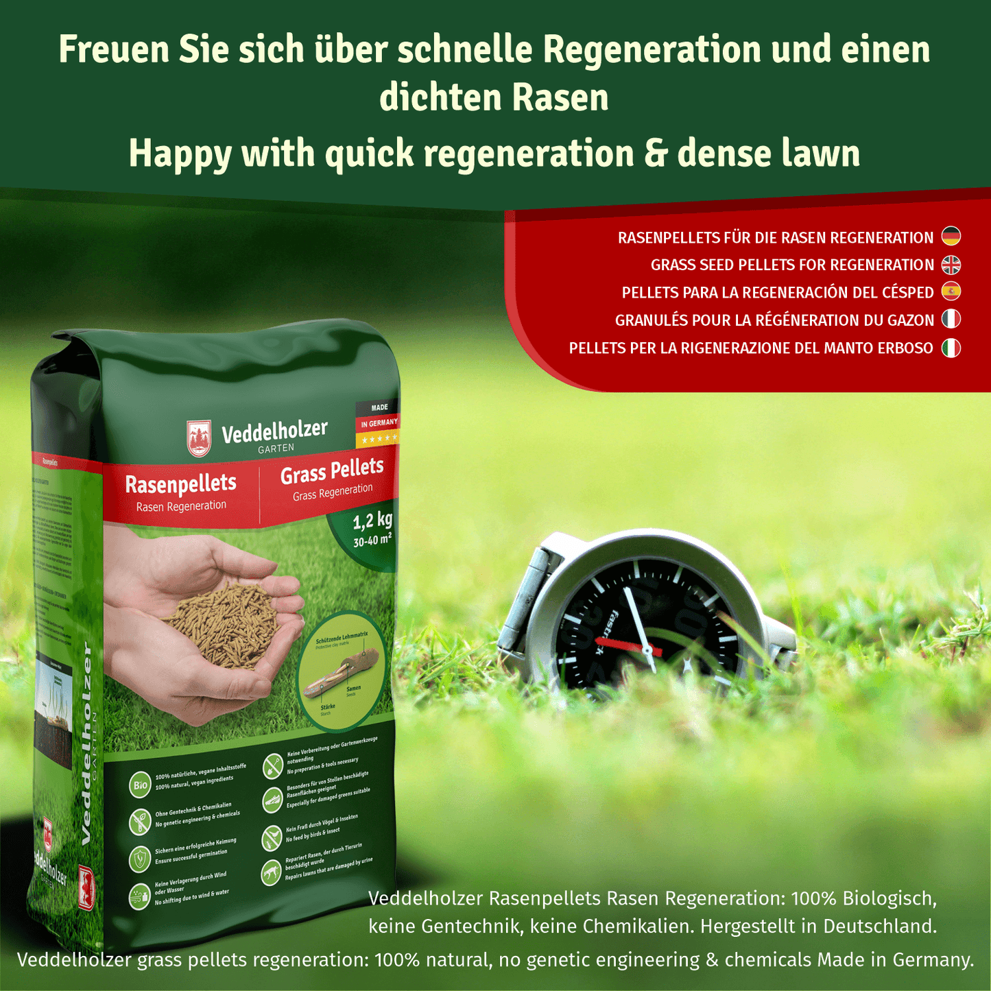 Veddelholzer Lawn Pellets Regeneration