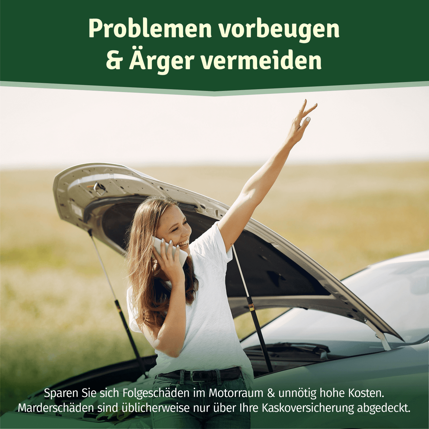 Veddelholzer Marderspray 400ml – für Auto, Dachboden & Garage